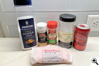 Ingredients for the marinade.