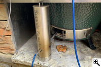 We got our smoke from this fancy forced air smoke generator.