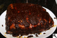 Mojo Pulled Pork Marinating Paste applied to the pork butt