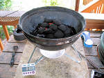 12 minutes into test burn