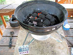 15 minutes into test burn