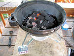 20 minutes into test burn