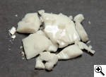 Closeup of sachet contents
