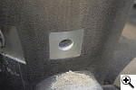 Installation of BBQ Guru inducer tube on Komodo Kamado cooker