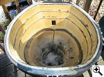 Closeup of Komodo Kamado inside