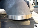 Closeup of Komodo Kamado leg