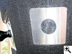 Closeup of Komodo Kamado guru port