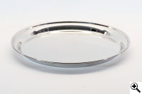 The 10-inch stainless steel drip pan.