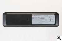 The bottom of the MiniX charger with the battery cover in place.