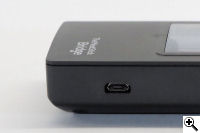 The right side of the WiFi Bridge showing the micro-USB port for power.