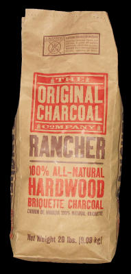 Original Charcoal Company Rancher Briquettes -- Naked Whiz Ceramic Charcoal  Cooking