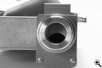 Here you can see how the damper cuts down the flow of air.