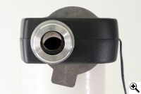 Here you can see how the damper cuts down the flow of air.
