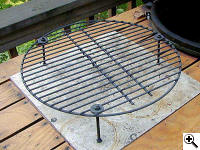 Build A Raised Grid Naked Whiz Ceramic Charcoal Cooking